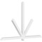 Ekena Millwork Kennewick Architectural Grade PVC Gable Bracket, 108"W x 67 1/2"H x 4"D x 4"F, 15/12 Pitch GBP108X68X0404KEN00 - alternate 1